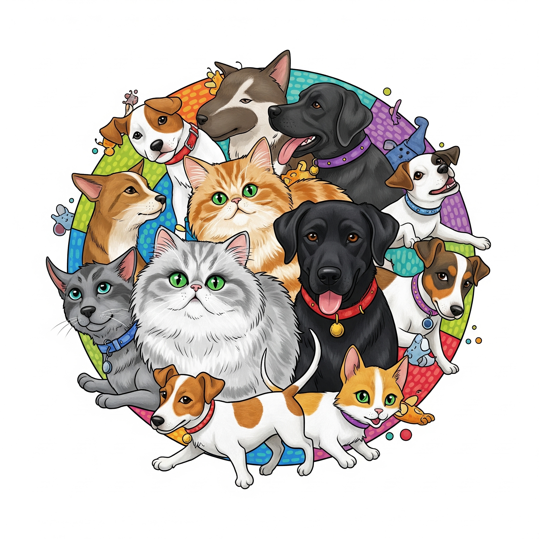 寵物生態圈示意圖
